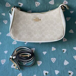 Coach Cream Underarm Crossbody Bag